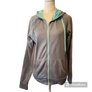 Aeropostale Live Love Dream Women's Activewear Jacket Zip Hoodie Stretch Size Me
